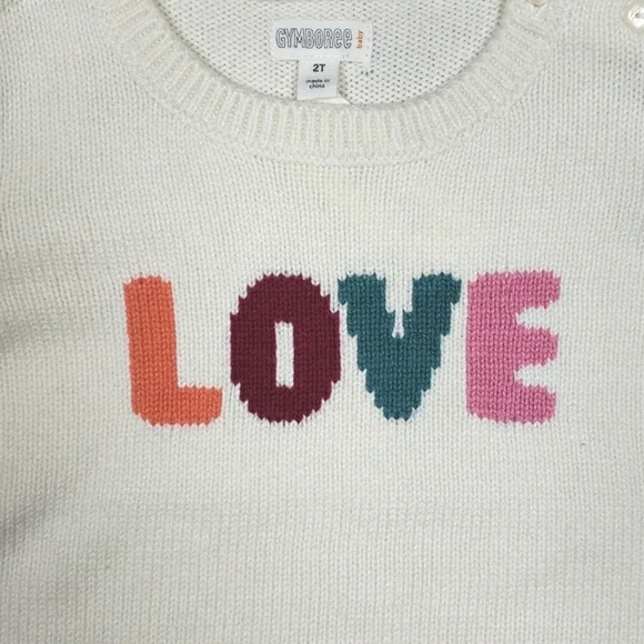 Gymboree Toddler Girls Knit Love Sweater - Picture 5 of 12